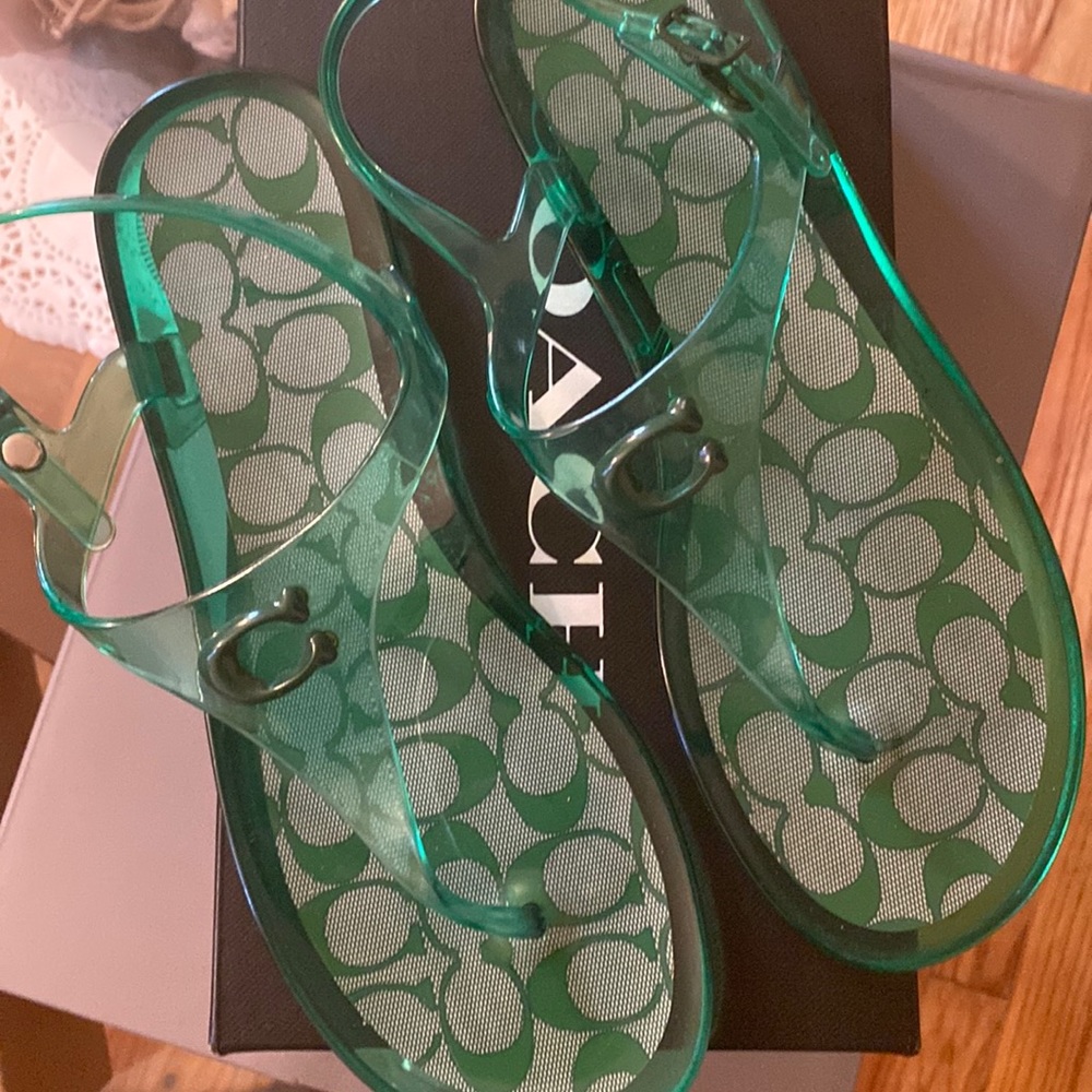Vintage Coach Jelly Sandals (9)